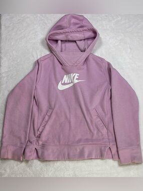 Girls’ Nike  hoodie size S, classic logo and comfy feel